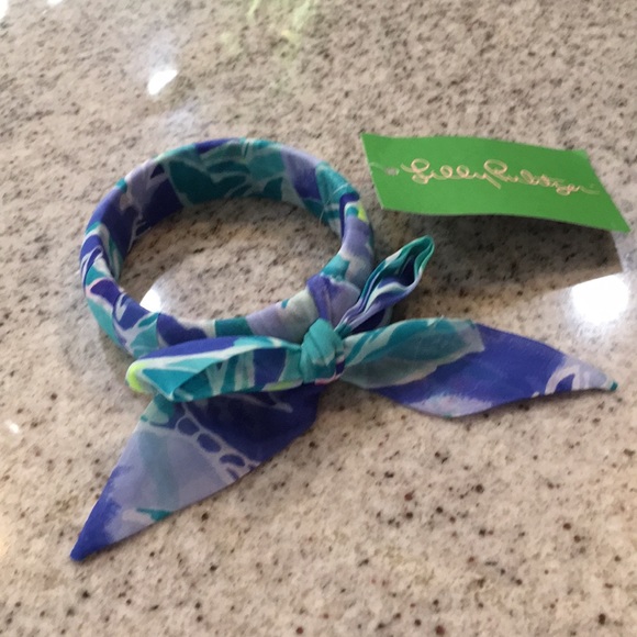 Lilly Pulitzer Jewelry - NWT Lilly Pulitzer fabric bracelet